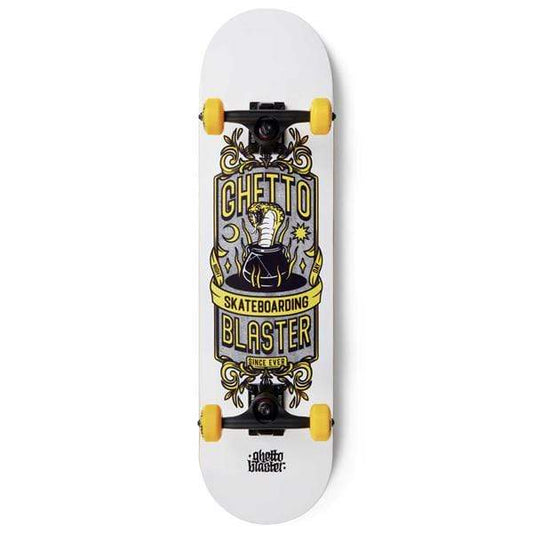 Ghetto Blaster Skateboard completo Skate per principianti Kobra Yellow 8.0" Downtown