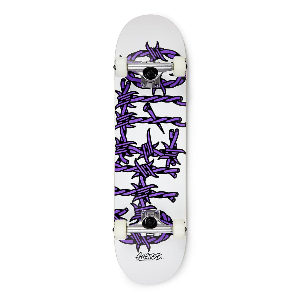 Ghetto Blaster Skateboard completo Skate per principianti Barbed Wire Purple 8.25