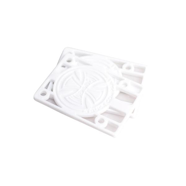 Independent Truck Co Hardware skateboard Riser pads Genuine Parts White 1/8