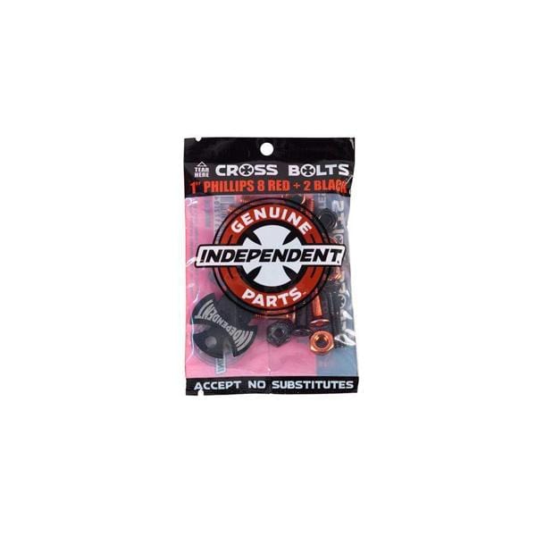 Independent Truck Co Hardware skateboard Viti Genuine Parts Cross Bolts Phillips Tool red / black Downtown