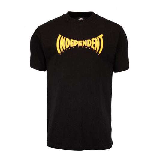 Independent Truck Co Tshirt T-shirt a manica corta da uomo Spanning Black Downtown