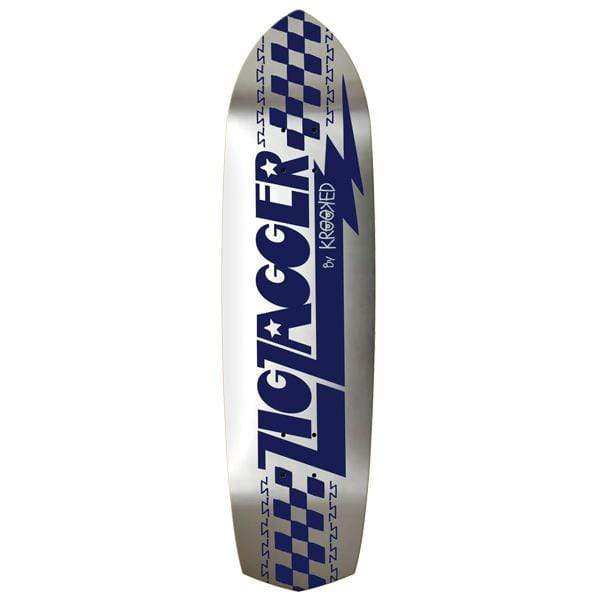 Krooked Skateboarding Tavola skateboard Tavola skate / cruiser Zip Zagger Silver Foil 8.625