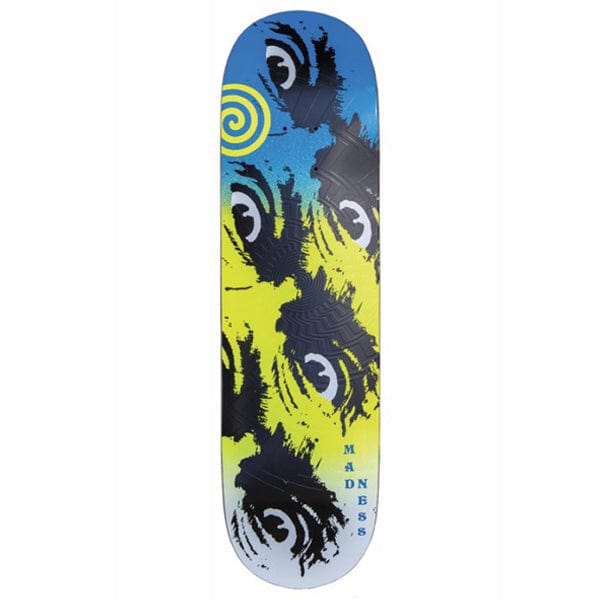 Madness Skateboards Tavola skateboard Tavola skate Side Eye Blend Blue Yellow Super Sap 8.5