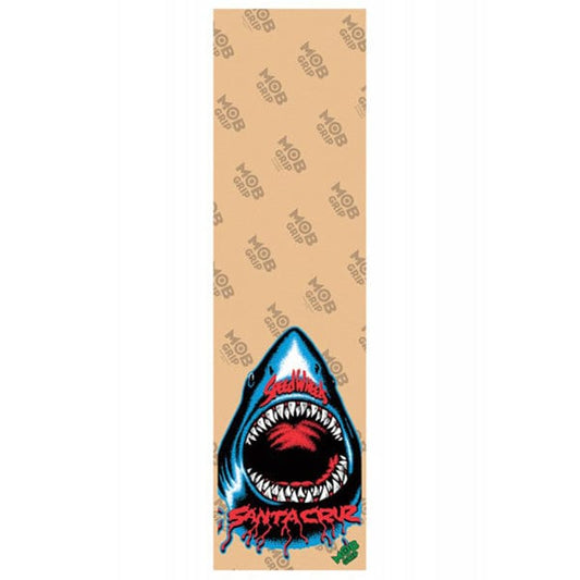 Mob Grip Hardware skateboard Griptape Santa Cruz Speed Wheels Shark Clear 9" Downtown