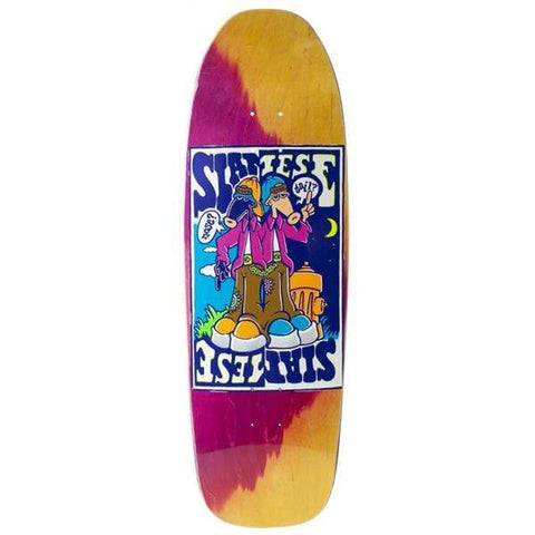 Tavola skate old school Siamese Doublekick Neon Multi R7 Reissue 9.625