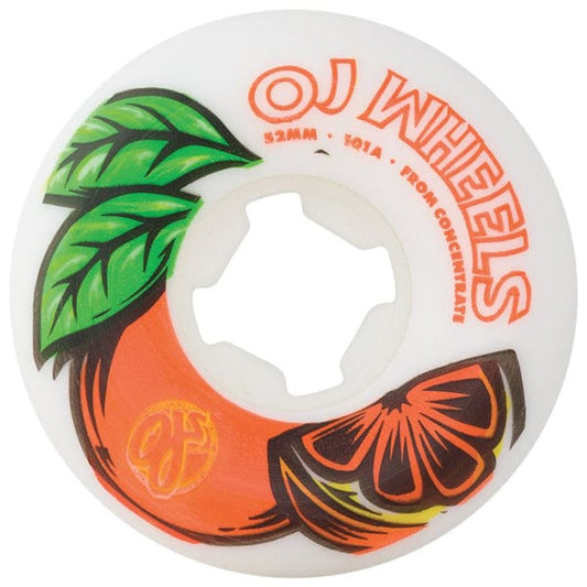 OJ Wheels Ruote skateboard Ruote skate From Concentrate Hardline White Red 101A 52mm Downtown