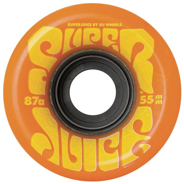 OJ Wheels Ruote skateboard Ruote skate / cruiser Mini Super Juice Orange Yellow 87A 55mm Downtown