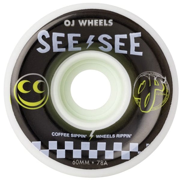 OJ Wheels Ruote skateboard Ruote skate / cruiser Willis Kimbel See See Super Juice Black 78A 60mm Downtown