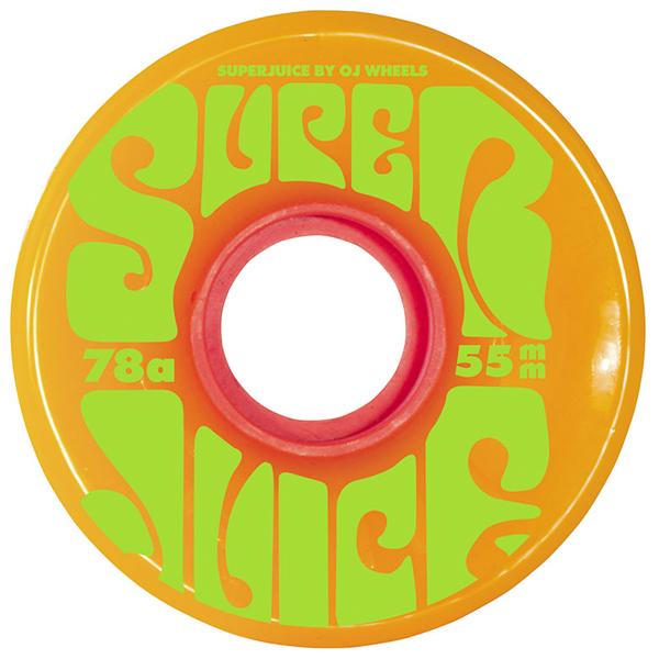 OJ Wheels Ruote skateboard Ruote skate / cruiser Mini Super Juice Orange 78A 55mm Downtown