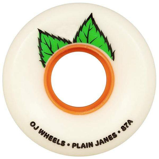 OJ Wheels Ruote skateboard Ruote skate / cruiser Plain Jane Keyframe 87A white Downtown