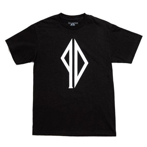 T-shirt a manica corta da uomo Logo Black