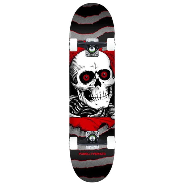 Powell Peralta Skateboard completo Skate per principianti Ripper Birch Silver Red 7