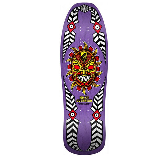 Powell Peralta Tavola skateboard Tavola skate Nicky Guerrero Mask Purple Reissue 10" Downtown