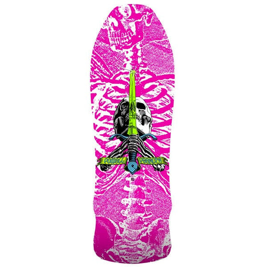 Powell Peralta Tavola skateboard Tavola skate GeeGah Skull&Sword Hot Pink 9.75" Downtown