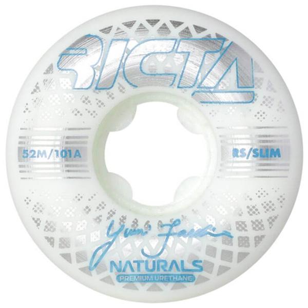 Ricta Wheels Ruote skateboard Ruote skate Yuri Facchini Reflective Naturals Slim 101A 52mm Downtown