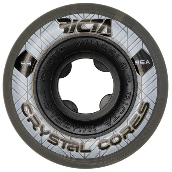 Ricta Wheels Ruote skateboard Ruote skate Crystal Core Black 95A 53mm Downtown