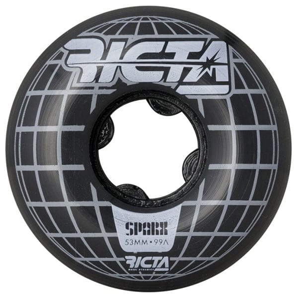Ricta Wheels Ruote skateboard 53mm / 99 Ruote skate Sparx Mainframe Black 99A 53mm