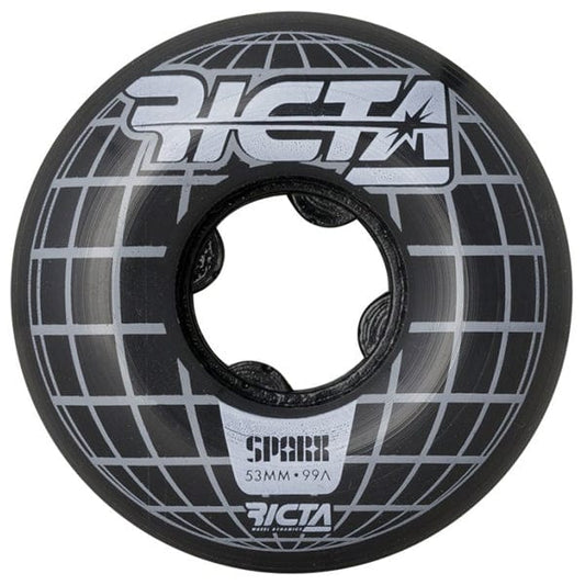 Ricta Wheels Ruote skateboard 53mm / 99 Ruote skate Sparx Mainframe Black 99A 53mm