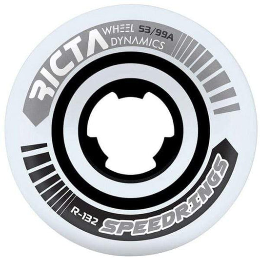 Ricta Wheels Ruote skateboard Ruote skate Speedrings Wide 99A 53mm black Downtown