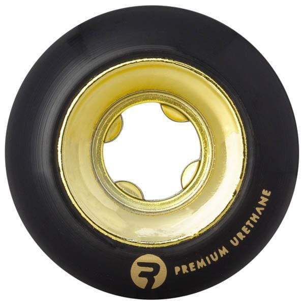 Ricta Wheels Ruote skateboard Ruote skate Chrome Core 99A black / gold Downtown