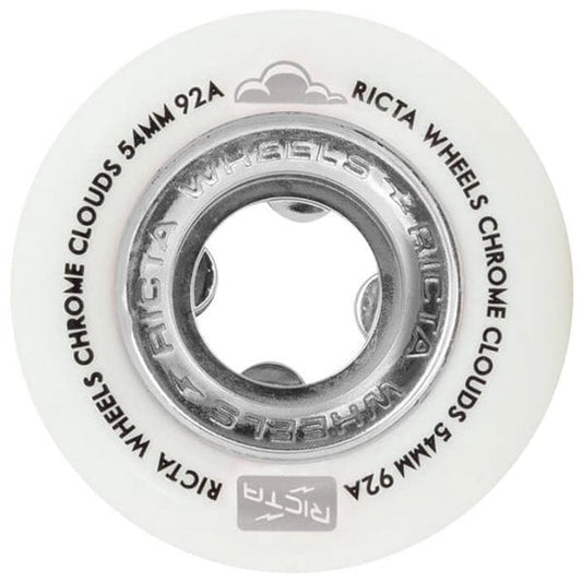 Ricta Wheels Ruote skateboard Ruote skate / cruiser Chrome Clouds Black 92A 54mm Downtown