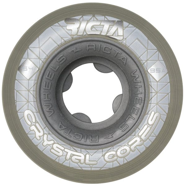 Ricta Wheels Ruote skateboard Ruote skate Crystal Core Grey 95A 54mm Downtown