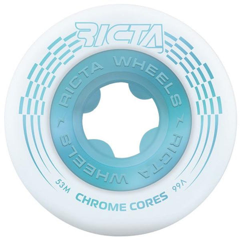 Ruote skate Chrome Core 99A white / teal