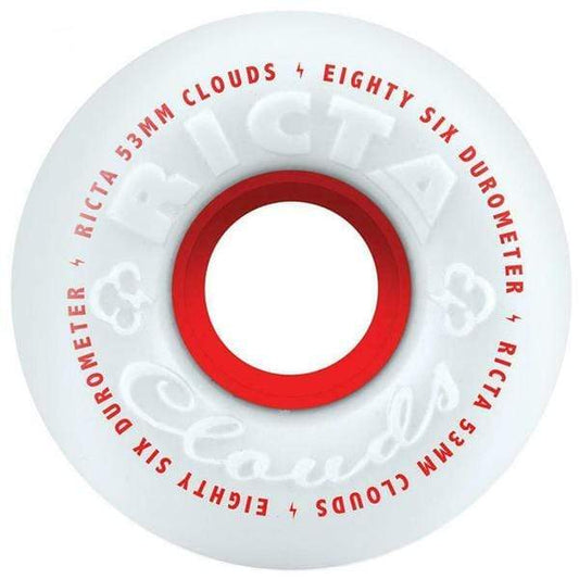 Ricta Wheels Ruote skateboard Ruote skate / cruiser Clouds Red 86A Downtown