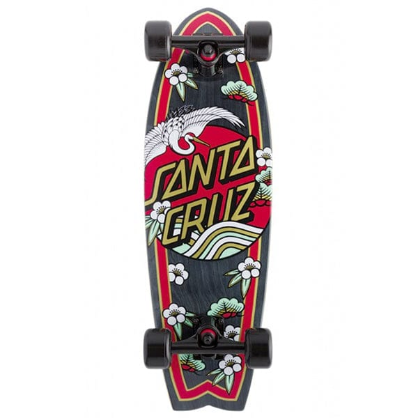 Santa Cruz Skateboards Cruiser Cruiser Crane Dot Shark Tail 27.7