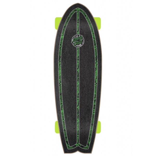 Santa Cruz Skateboards Cruiser Cruiser Flier Collage Dot Shark Tail 27.7" Downtown