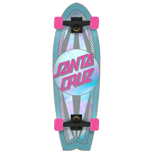 Santa Cruz Skateboards Cruiser Cruiser Prismatic Dot Shark 27.7" Downtown