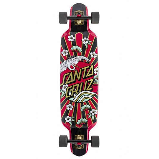 Santa Cruz Skateboards Longboard Longboard Crane Dot Drop Down 37.52" Downtown