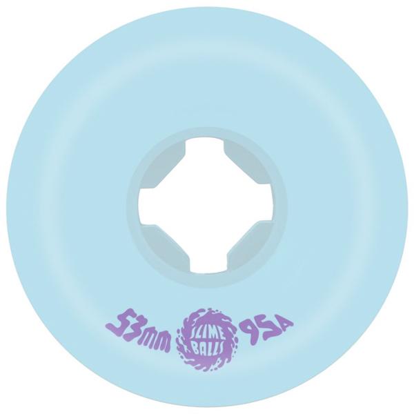 Santa Cruz Skateboards Ruote skateboard Ruote skate Slime Balls Snot Rockets Pastel Blue 95A 53mm Downtown