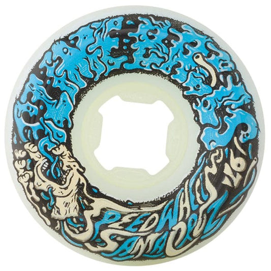 Santa Cruz Skateboards Ruote skateboard Ruote skate Slime Balls Vomit Mini II White Blue 97A 53mm Downtown