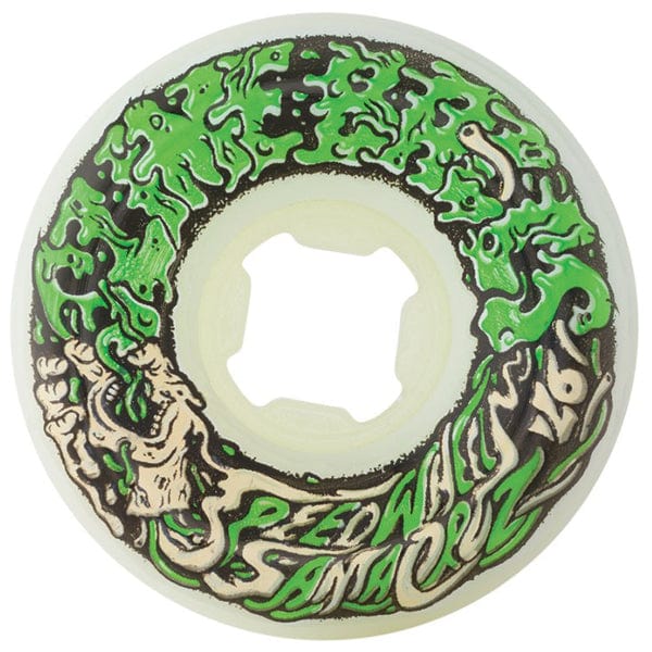 Santa Cruz Skateboards Ruote skateboard Ruote skate Slime Balls Vomit Mini II White Green 97A 54mm Downtown