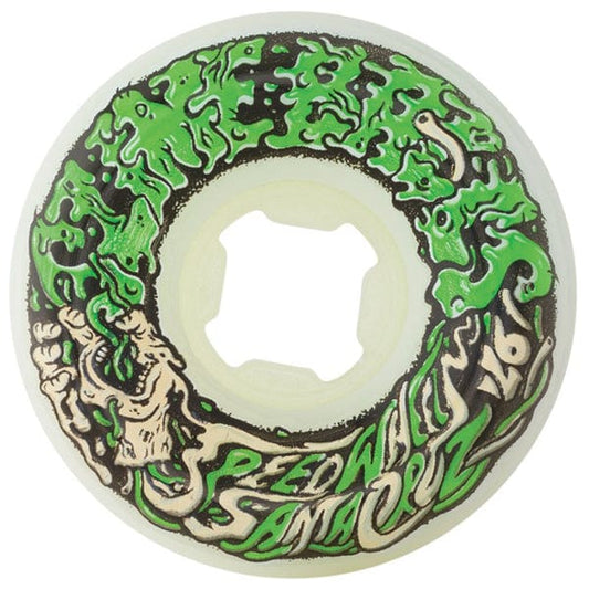Santa Cruz Skateboards Ruote skateboard Ruote skate Slime Balls Vomit Mini II White Green 97A 54mm Downtown
