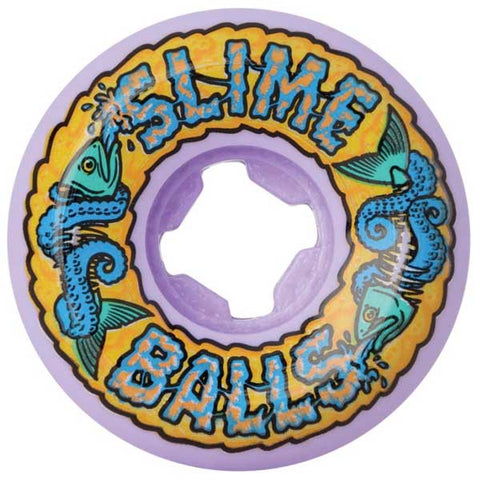 Ruote skate Slime Balls Fish Balls Purple 99A 54mm