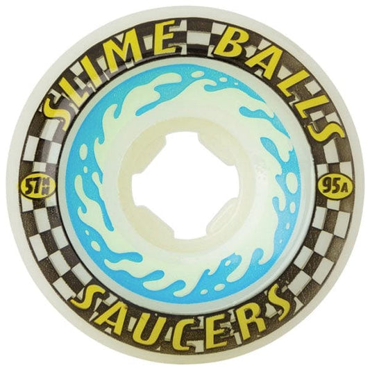 Santa Cruz Skateboards Ruote skateboard Ruote skate Slime Balls Saucers 95A 57mm Downtown