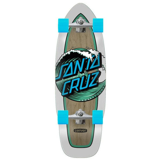 Santa Cruz Skateboards surfskate Surfskate Wave Dot Cut Back x Carver 29.95" Downtown