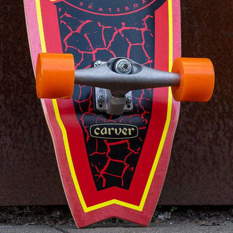 Surfskate Flame Dot x Carver Shark Tail 31.52