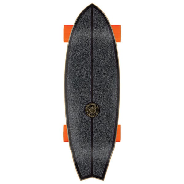 Santa Cruz Skateboards surfskate Surfskate Flame Dot x Carver Shark Tail 31.52" Downtown