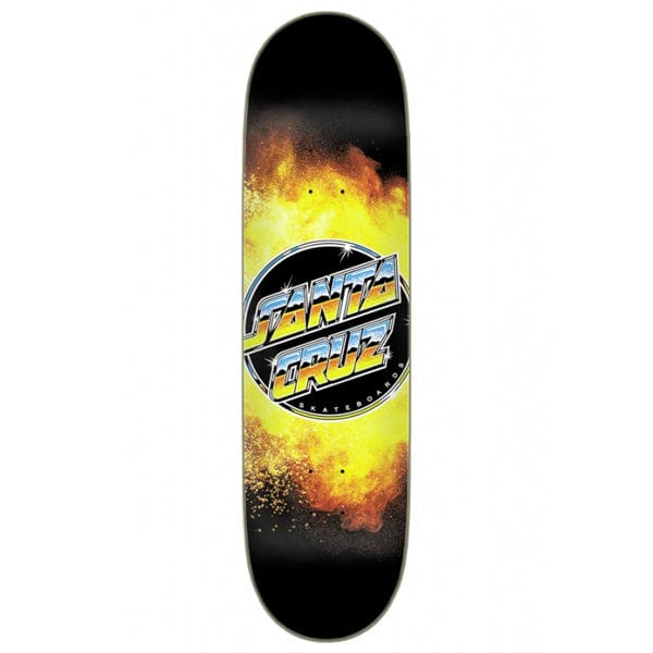 Santa Cruz Skateboards Tavola skateboard Tavola skate Chrome Dot Flame Slick 8.5" Downtown