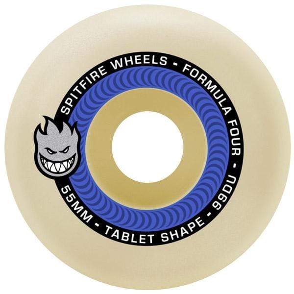 Spitfire Wheels Ruote skateboard Ruote skate Formula Four Tablets Natural Blue 99A Downtown