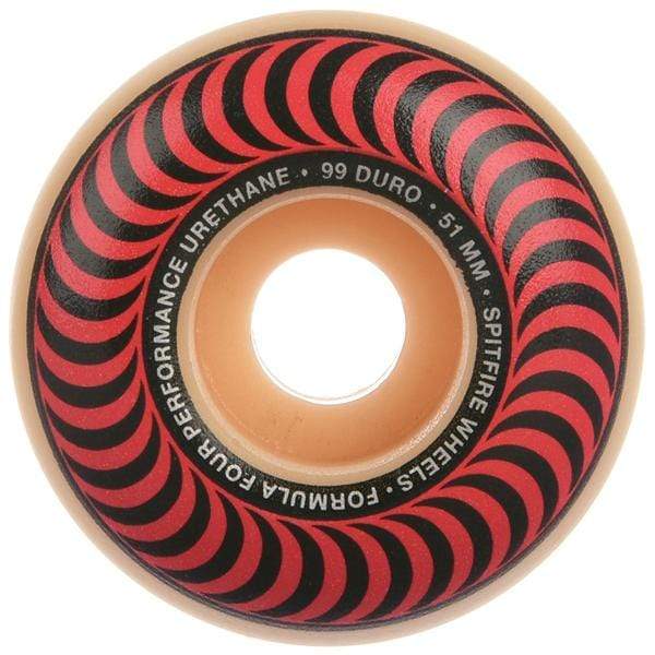 Spitfire Wheels Ruote skateboard Ruote skate Classics Formula Four 99A 51mm Downtown