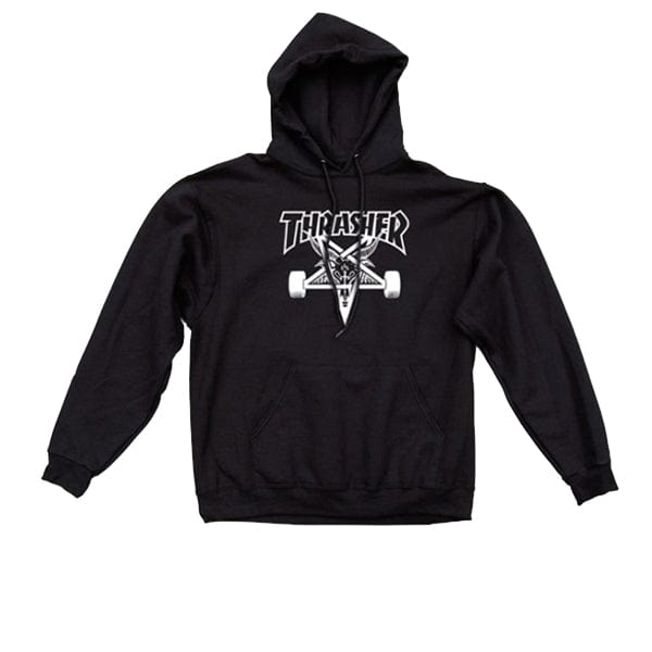 Thrasher Felpe con cappuccio Felpa con cappuccio da uomo Skate Goat Black Downtown