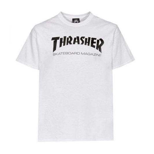 Thrasher Tshirt T-shirt a manica corta da uomo Skate Mag White Downtown