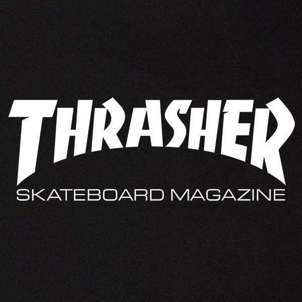 Thrasher Tshirt T-shirt a manica corta da uomo Skate Mag Black Downtown