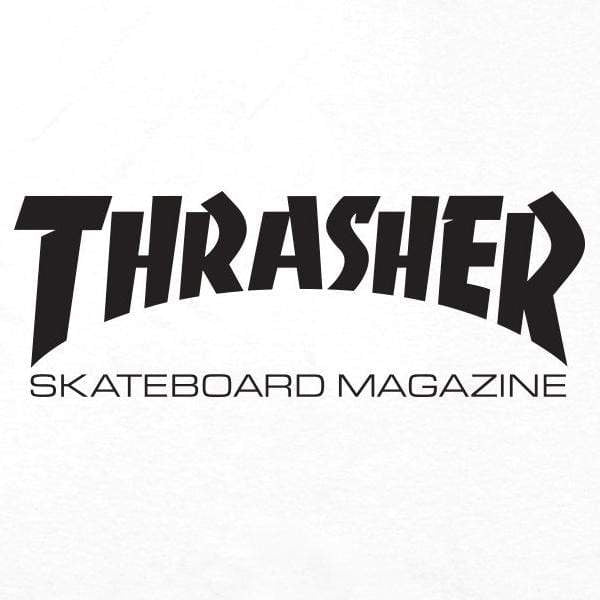 Thrasher Tshirt T-shirt a manica corta da uomo Skate Mag White Downtown