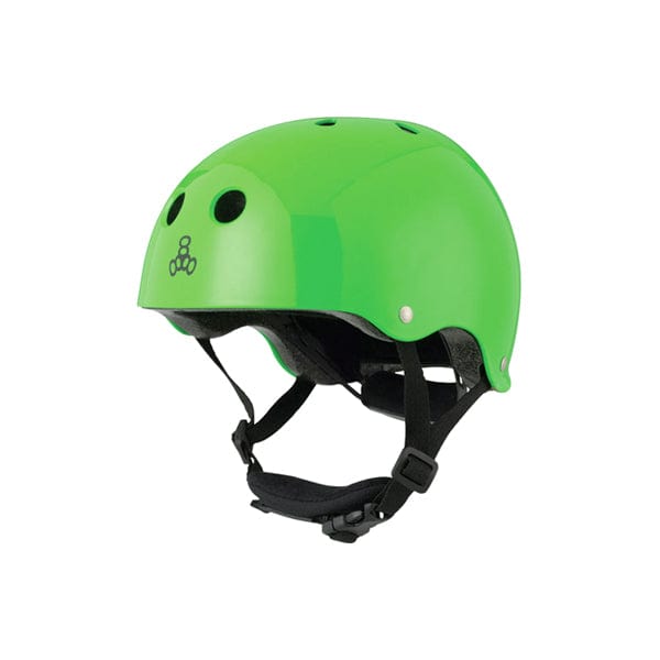 Triple 8 casco skate casco per bambini dai 4 a 6 anni Casco skate bambino Lil 8 Neon Green Glossy